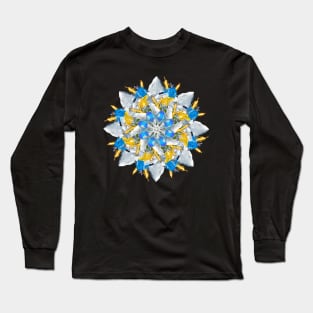 Snowboarding mandala Long Sleeve T-Shirt